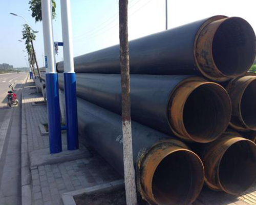 武威市城北集中供熱項目熱力管網聚氨酯直埋保溫管、管件
